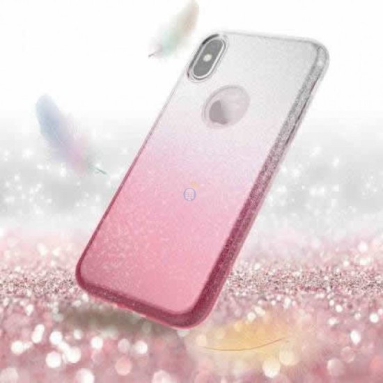 CAPA PREMIUM BLING SPARKLING PARA IPHONE XS MAX ROSA